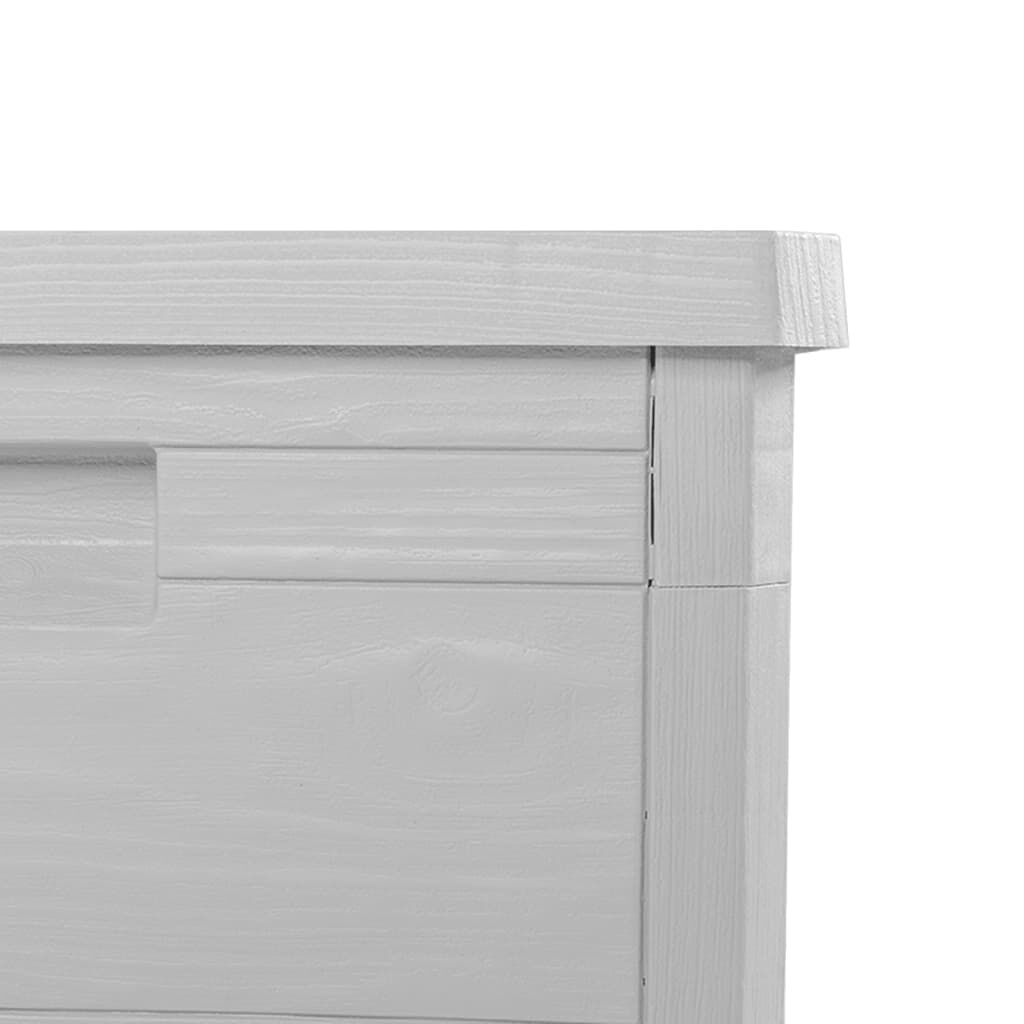 vidaXL Κουτί Μαξιλαριών Εξ Χώρου Γκρι 77,5x44,5x53εκ Πολυπροπυλένιο