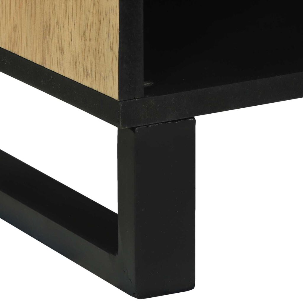 vidaXL Ντουλάπα TV 100x33.5x46 εκ. Μασίφ Ξύλο Μάνγκο