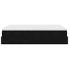 vidaXL Οθωμανικό κρεβάτι με στρώμα Μαύρο 140x190cm Βελούδο