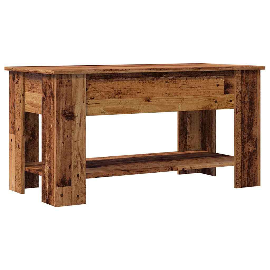 vidaXL Τραπεζάκι σαλονιού Παλιό ξύλο 101x49x52 cm Κατασκευασμένο ξύλο