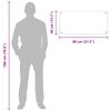 vidaXL Πίσω Πάνελ Κουζίνας 2 pcs Σκούρο Γκρι 80 x 40 cm