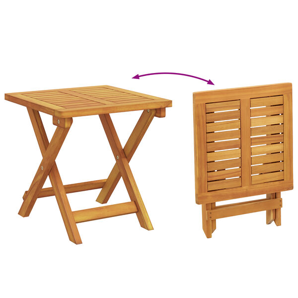 vidaXL Ξαπλώστρα 2 pcs Μπεζ 40 x 40 x 40εκ Μασίφ ξύλο ακακίας
