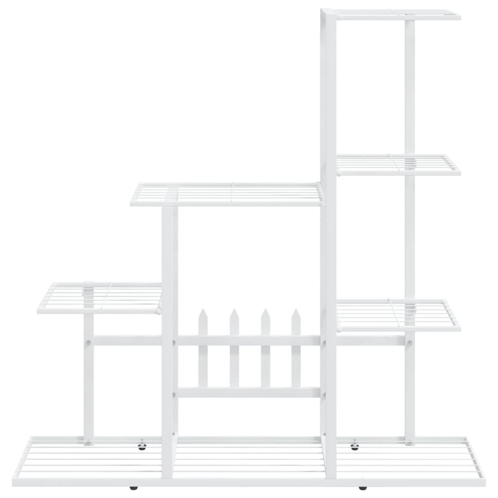 vidaXL Ανθοστήλη Λευκή 94,5 x 25 x 88 εκ. Μεταλλική