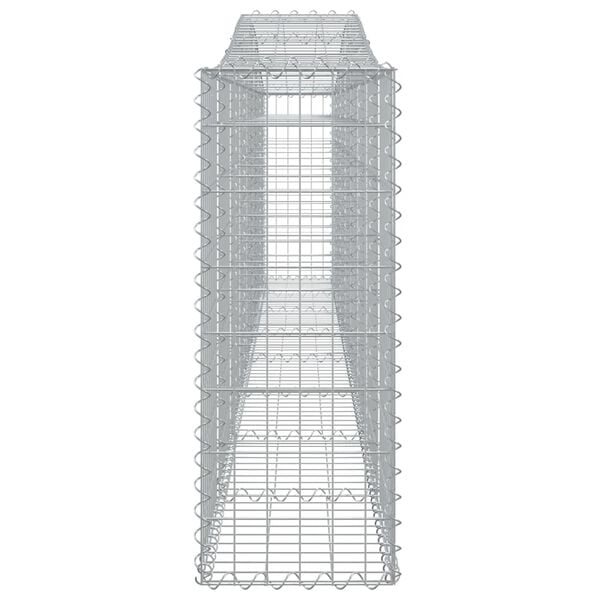 vidaXL Συρματοκιβώτια Τοξωτά 9 τεμ. 400x30x80/100 εκ. Γαλβαν. Ατσάλι