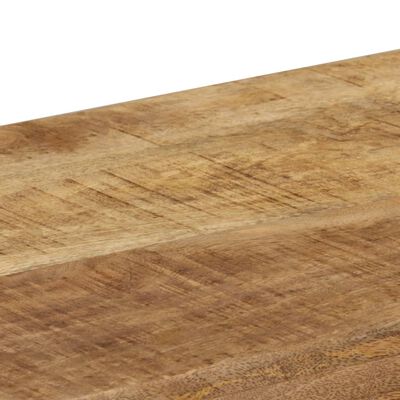 vidaXL Τραπέζι Κονσόλα 120 x 35 x 76 εκ. από Μασίφ Ξύλο Μάνγκο/Ατσάλι
