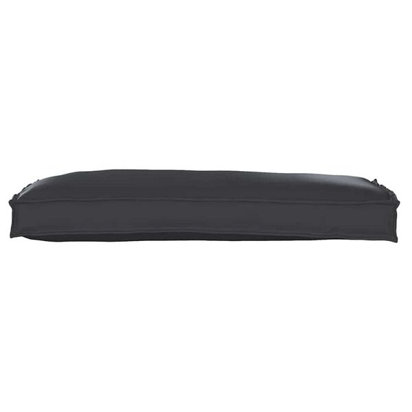 vidaXL Σετ Μαξιλαριών Πάγου 2 pcs Μαύρο 100 x 40 x 8 εκ Ύφασμα Oxford