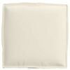 vidaXL Μαξιλάρι παλέτας για κάθισμα 4 pcs Κρεμ 40 x 40 x 8 εκ.
