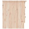 vidaXL Κομοδίνο ALTA 41x35x41 εκ. από Μασίφ Ξύλο Πεύκου