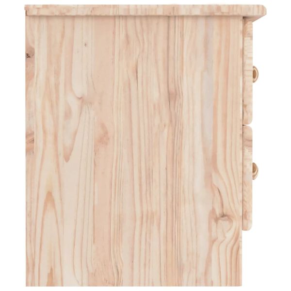 vidaXL Κομοδίνο ALTA 41x35x41 εκ. από Μασίφ Ξύλο Πεύκου