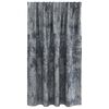 vidaXL Κουρτίνα με κουρτίνες 2 pcs Ασημί γκρι 140 x 140 cm Βελούδο