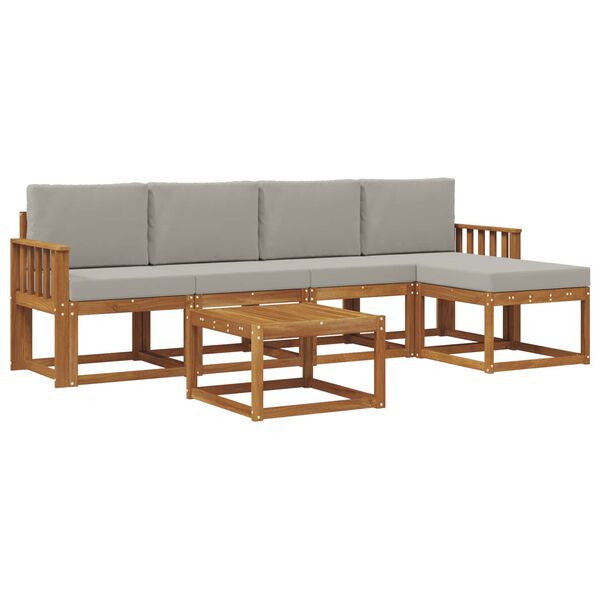 vidaXL &Sigma;&epsilon;&iota;&rho;ά &Kappa;&alpha;&nu;&alpha;&pi;έ &Epsilon;&xi;&omega;&tau;&epsilon;&rho;&iota;&kappa;&omicron;ύ 6 pcs &Phi;&upsilon;&sigma;&iota;&kappa;ό &kappa;&alpha;&iota; &Alpha;&nu;&omicron;&iota;&chi;&tau;ό &Gamma;&kappa;&rho;&iota;