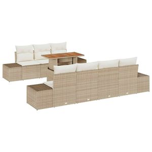 vidaXL &Sigma;&epsilon;&tau; &Kappa;&alpha;&nu;&alpha;&pi;έ &Kappa;ή&pi;&omicron;&upsilon; &mu;&epsilon; &alpha;&pi;&omicron;&theta;ή&kappa;&epsilon;&upsilon;&sigma;&eta; 8 pcs &Mu;&pi;&epsilon;&zeta; &Pi;&omicron;&lambda;&upsilon; &rho;ά&tau;&alpha;&nu;
