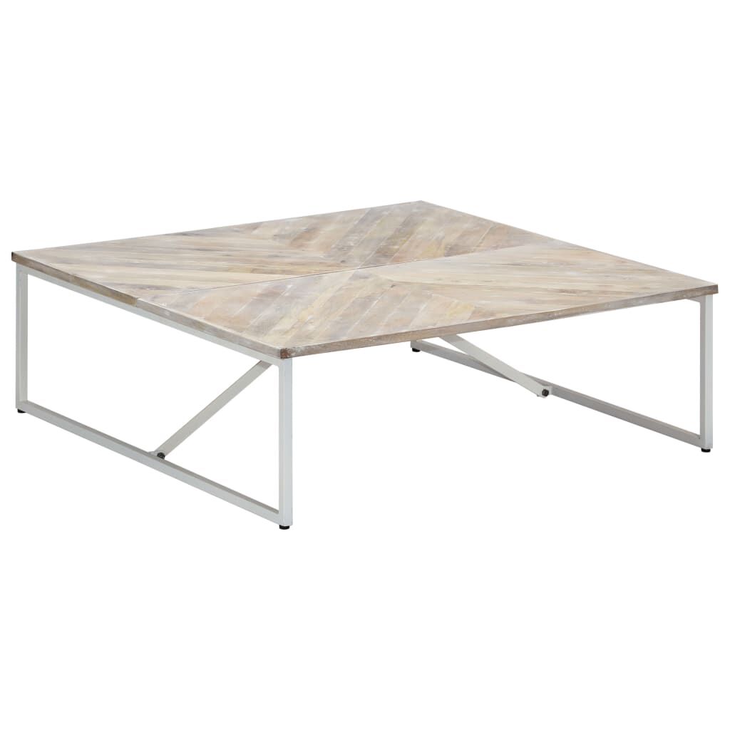 vidaXL Τραπεζάκι Σαλονιού 110 x 110 x 36 εκ. από Μασίφ Ξύλο Μάνγκο