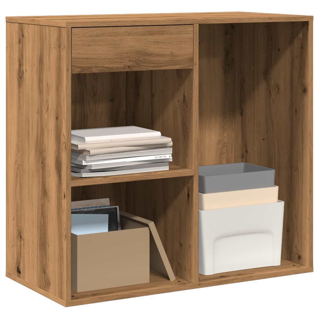 vidaXL Ντουλάπι καλλυντικών Artisan Oak 80x40x75cm Κατασκευασμένο ξύλο