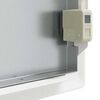 vidaXL Πάνελ Πρόσβασης 2 pcs Λευκό 20 x 20 cm Ατσάλι