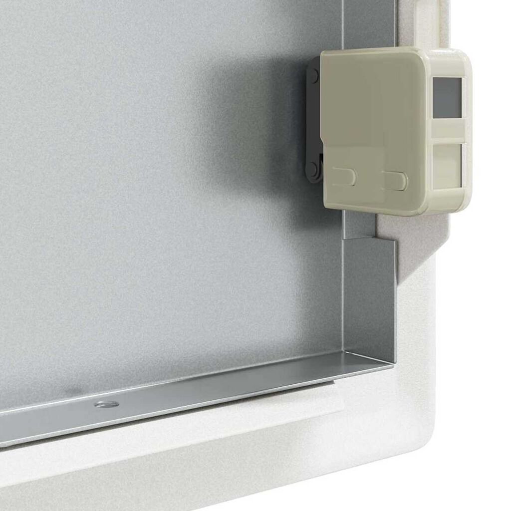 vidaXL Πάνελ Πρόσβασης 2 pcs Λευκό 20 x 20 cm Ατσάλι
