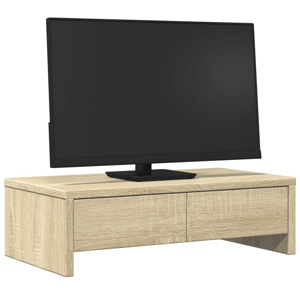 vidaXL Βάση Οθόνης Sonoma Δρυς 50x27x15 εκ. από Επεξεργασμένο Ξύλο
