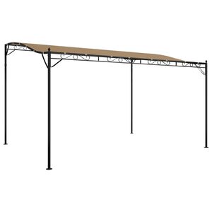 vidaXL &Tau;έ&nu;&tau;&alpha; Taupe 4 x 3 &mu;. 180 &gamma;&rho;./&mu;&sup2; &alpha;&pi;ό Ύ&phi;&alpha;&sigma;&mu;&alpha; &kappa;&alpha;&iota; &Alpha;&tau;&sigma;ά&lambda;&iota;