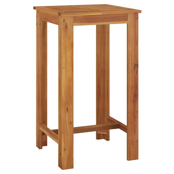 vidaXL Τραπέζι Μπαρ Κήπου 60 x 60 x 105 εκ. από Μασίφ Ξύλο Ακακίας