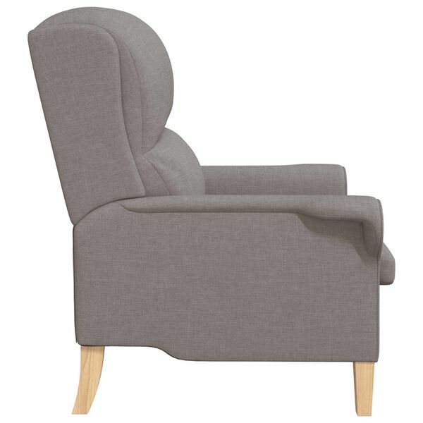 vidaXL Πολυθρόνα Taupe 76 x 94 x 102 εκ. ύφασμα