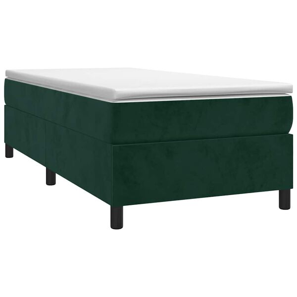 vidaXL &Kappa;&rho;&epsilon;&beta;ά&tau;&iota; Boxspring &mu;&epsilon; &Sigma;&tau;&rho;ώ&mu;&alpha; &Sigma;&kappa;&omicron;ύ&rho;&omicron; &Pi;&rho;ά&sigma;&iota;&nu;&omicron; 100x200&epsilon;&kappa;. &Beta;&epsilon;&lambda;&omicron;ύ&delta;&iota;&nu;&omicron;