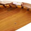 vidaXL Ξαπλώστρα 2 pcs Καφέ 60 x 154 x 74εκ Μασίφ ξύλο ακακίας