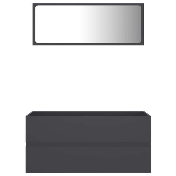 vidaXL &Sigma;&epsilon;&tau; &Epsilon;&pi;ί&pi;&lambda;&omega;&nu; &Mu;&pi;ά&nu;&iota;&omicron;&upsilon; 2 &Tau;&epsilon;&mu;&alpha;&chi;ί&omega;&nu; &Gamma;&kappa;&rho;&iota; &alpha;&pi;ό &Mu;&omicron;&rho;&iota;&omicron;&sigma;&alpha;&nu;ί&delta;&alpha;