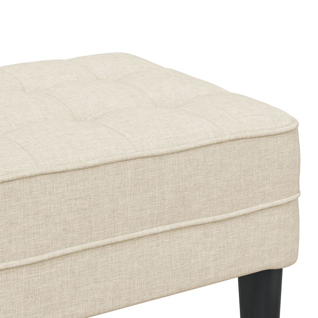 vidaXL Παγκάκι Λινό 113x57x39 εκ