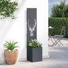 vidaXL Οθόνη Ιδιωτικότητας Κήπου Animal Print Ανθρακί 32 x 140 εκ.