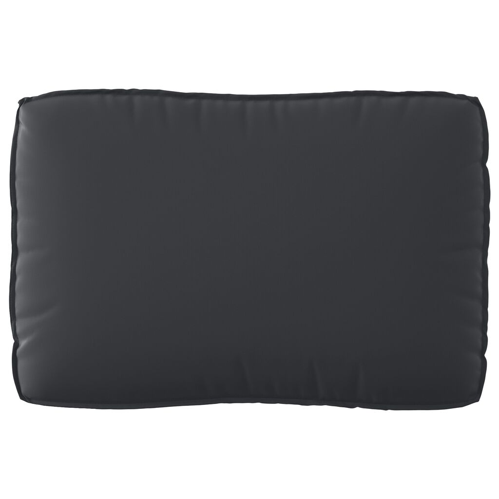 vidaXL Σετ Μαξιλαριών Πάγου 3 pcs Μαύρο 120 x 80 x 12 cm Ύφασμα Oxford