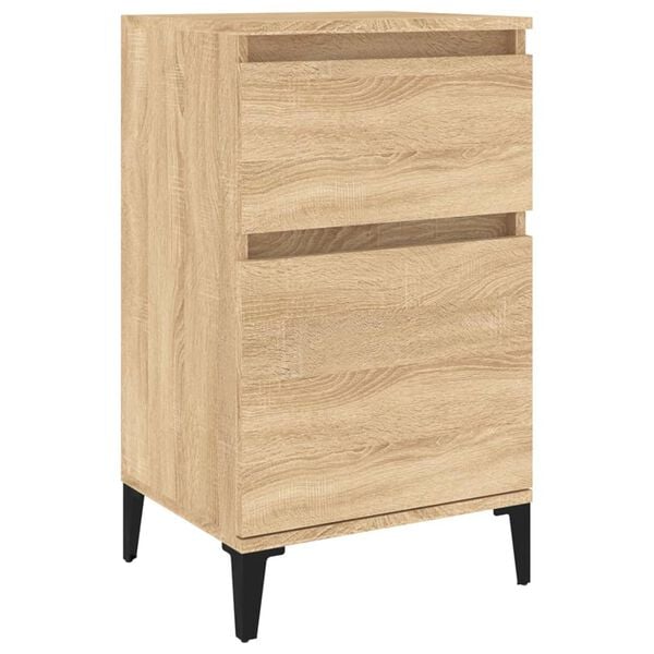 vidaXL Κομοδίνο Sonoma Δρυς 40x35x70 εκ.