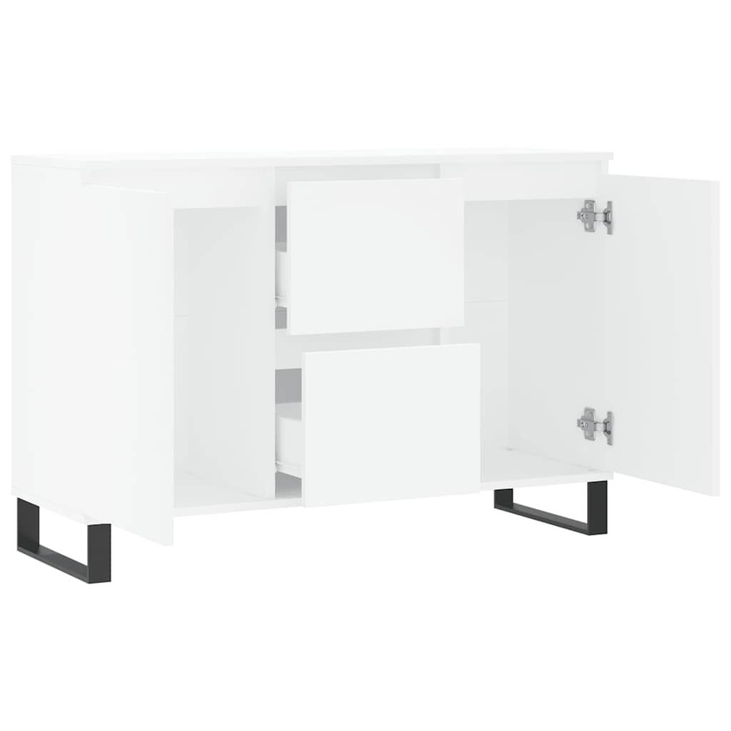 vidaXL Μπουφές Λευκός 104 x 35 x 70 εκ. από Επεξεργασμένο Ξύλο