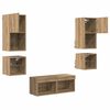 vidaXL &Mu;&omicron;&nu;ά&delta;&epsilon;&sigmaf; &Tau;&omicron;ί&chi;&omicron;&upsilon; &Tau;&eta;&lambda;&epsilon;ό&rho;&alpha;&sigma;&eta;&sigmaf; 8 pcs Artisan Oak &Epsilon;&pi;&epsilon;&xi;&epsilon;&rho;&gamma;&alpha;&sigma;&mu;έ&nu;&omicron; &xi;ύ&lambda;&omicron;