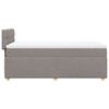 vidaXL &Kappa;&rho;&epsilon;&beta;ά&tau;&iota; Boxspring &mu;&epsilon; &Sigma;&tau;&rho;ώ&mu;&alpha; Taupe 90x190 &epsilon;&kappa;.&Upsilon;&phi;&alpha;&sigma;&mu;ά&tau;&iota;&nu;&omicron;