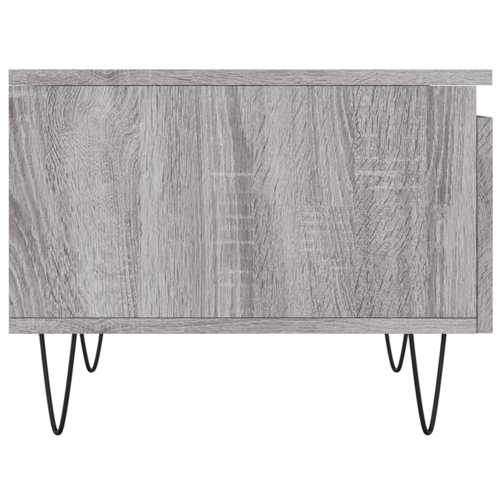 vidaXL Τραπεζάκια Σαλονιού 2 τεμ. Γκρι Sonoma 50x46x35 εκ. Επεξ. Ξύλο