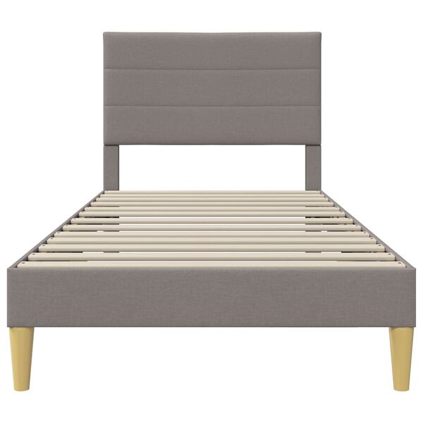 vidaXL &Sigma;&kappa;&epsilon;&lambda;&epsilon;&tau;ό&sigmaf; &Kappa;&rho;&epsilon;&beta;&alpha;&tau;&iota;&omicron;ύ &mu;&epsilon; &kappa;&epsilon;&phi;&alpha;&lambda;ά&rho;&iota; Taupe 80 x 200 cm ύ&phi;&alpha;&sigma;&mu;&alpha;