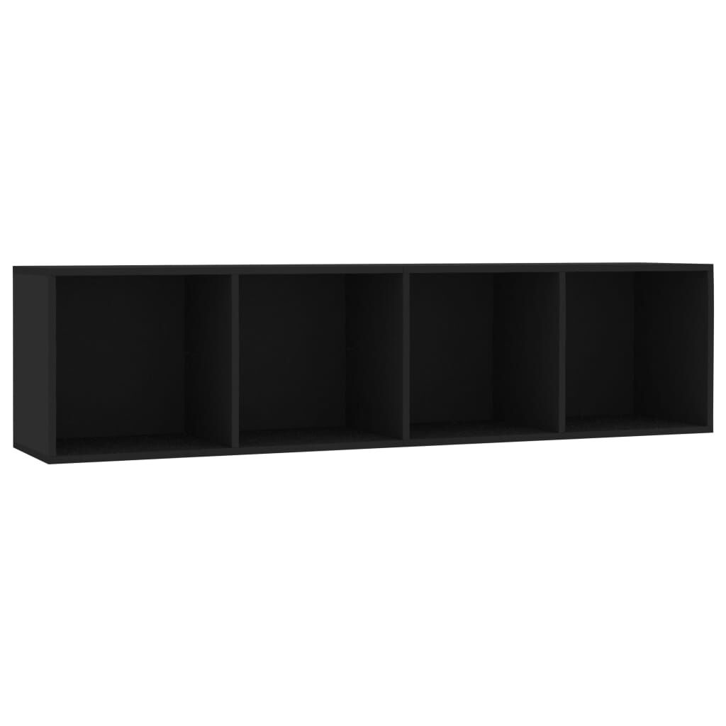 vidaXL Βιβλιοθήκη/Έπιπλο Τηλεόρασης Μαύρο 143 x 30 x 36 εκ.