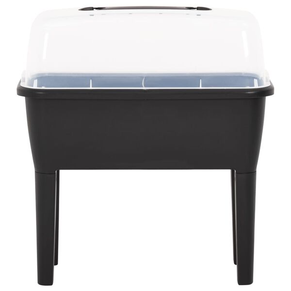 vidaXL Ζαρντινιέρα Υπερυψωμένη 77 x 38,7 x 82 εκ. από Πολυπροπυλένιο