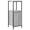 vidaXL Σετ Επίπλων Μπάνιου με ράφι 3 pcs Γκρι sonoma 90 x 34.5 x 60 εκ