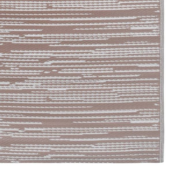 vidaXL Χαλί εξωτερικού χώρου ARAKIL καφέ 80x150 cm PP
