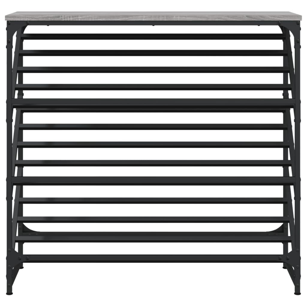 vidaXL Παπουτσοθήκη Γκρι Sonoma 90x30x85 εκ. από Επεξεργασμένο Ξύλο