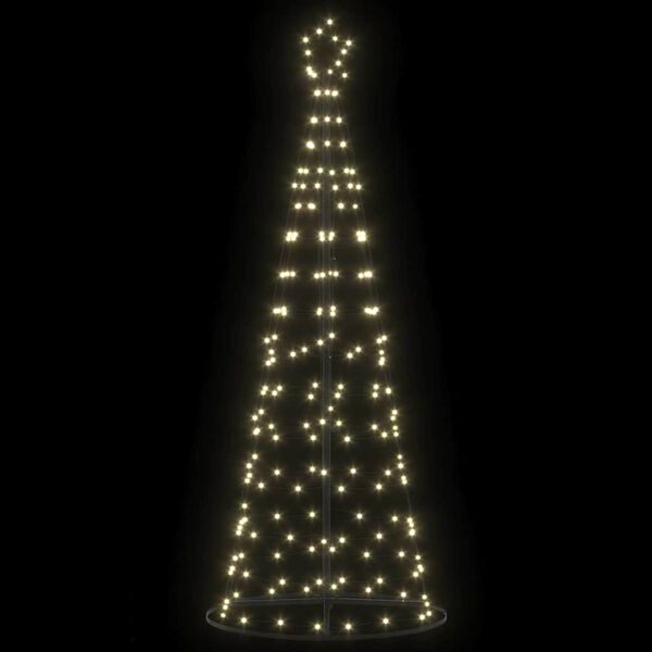 vidaXL LED Χριστουγεννιάτικο Δέντρο με βάση Θερμό λευκό 250 cm Σίδερο