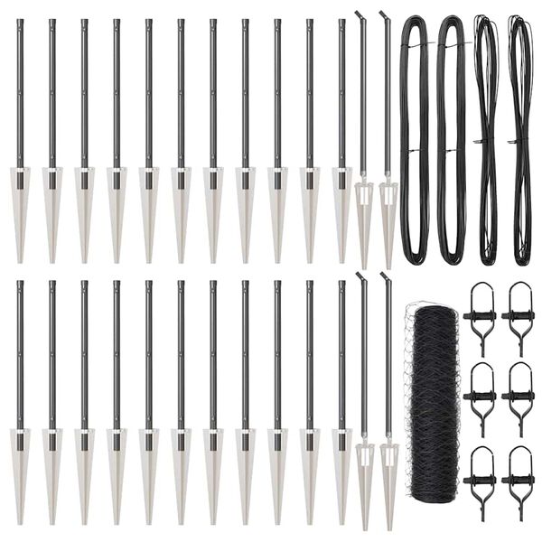 vidaXL &Sigma;&tau;ύ&lambda;&omicron;&sigmaf; &Pi;&epsilon;&rho;&iota;&phi;&rho;ά&xi;&epsilon;&omega;&nu; &Gamma;&kappa;&rho;&iota; 50 x 0,4 &mu; (50 &chi;&iota;&lambda;&iota;&omicron;&sigma;&tau;ά &delta;ί&chi;&tau;&upsilon;)