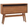 vidaXL Τραπέζι Κονσόλα 110x30x79 εκ. από Μασίφ Ξύλο Teak