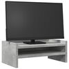 vidaXL Βάση Οθονών Γκρι του Σκυροδέματος 42x24x16 εκ. από Επεξ. Ξύλο