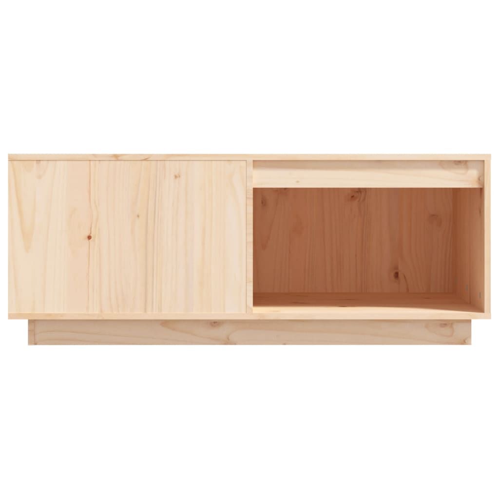 vidaXL Τραπεζάκι Σαλονιού 100 x 101 x 40,5 εκ. από Μασίφ Ξύλο Πεύκου