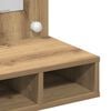 vidaXL Ντουλάπα Καθρέφτη με ράφι artisan δρυς 62 x 31.5 x 62 εκ.