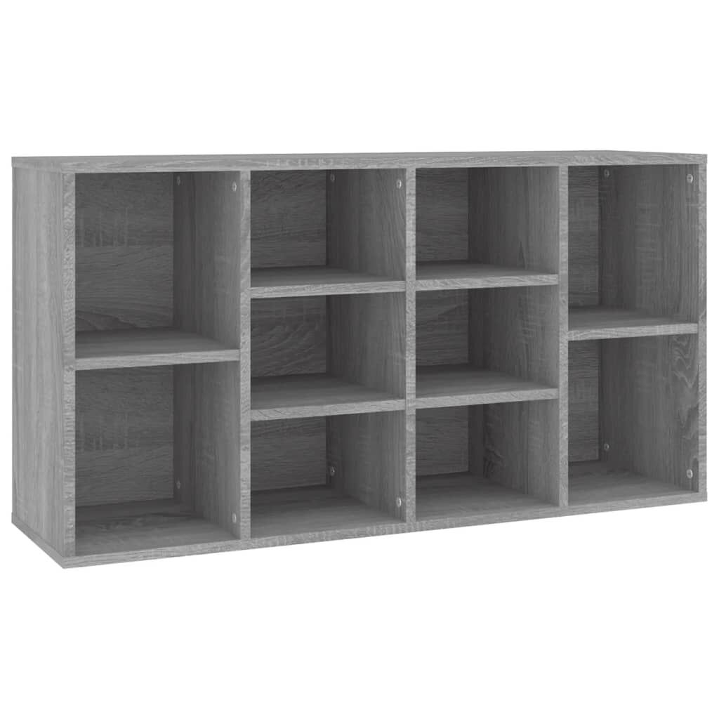vidaXL Παπουτσοθήκη Γκρι Sonoma 103x30x54,5 εκ. από Επεξεργασμένο Ξύλο