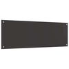 vidaXL Πίσω Πάνελ Κουζίνας 2 pcs Σκούρο Γκρι 120 x 40 cm