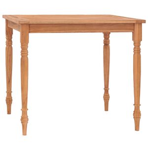 vidaXL &Tau;&rho;&alpha;&pi;έ&zeta;&iota; Batavia 85 x 85 x 75 &epsilon;&kappa;. &alpha;&pi;ό &Mu;&alpha;&sigma;ί&phi; &Xi;ύ&lambda;&omicron; Teak